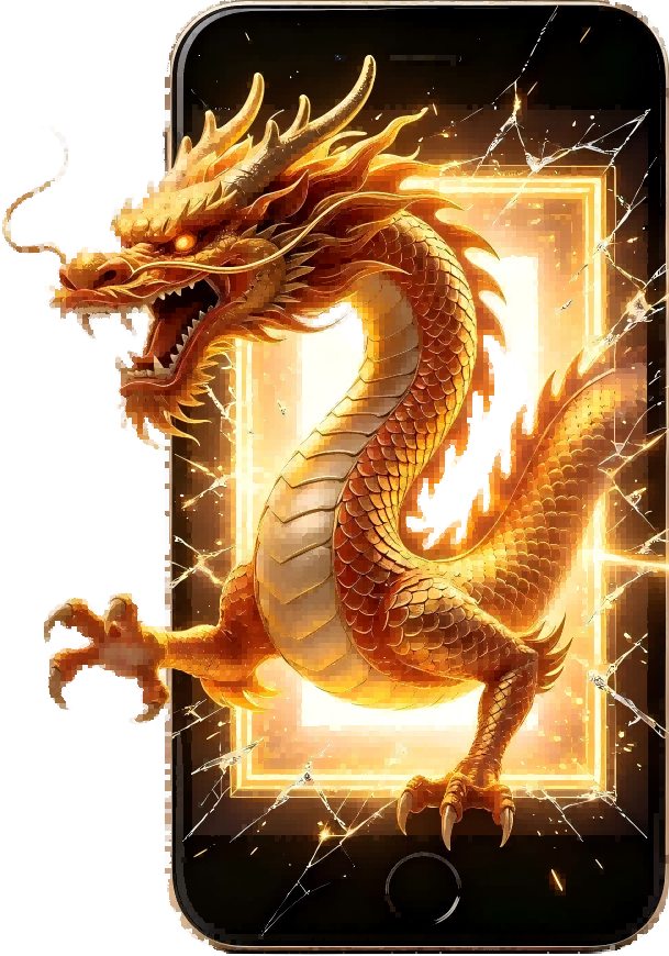 AR龙从手机里飞出